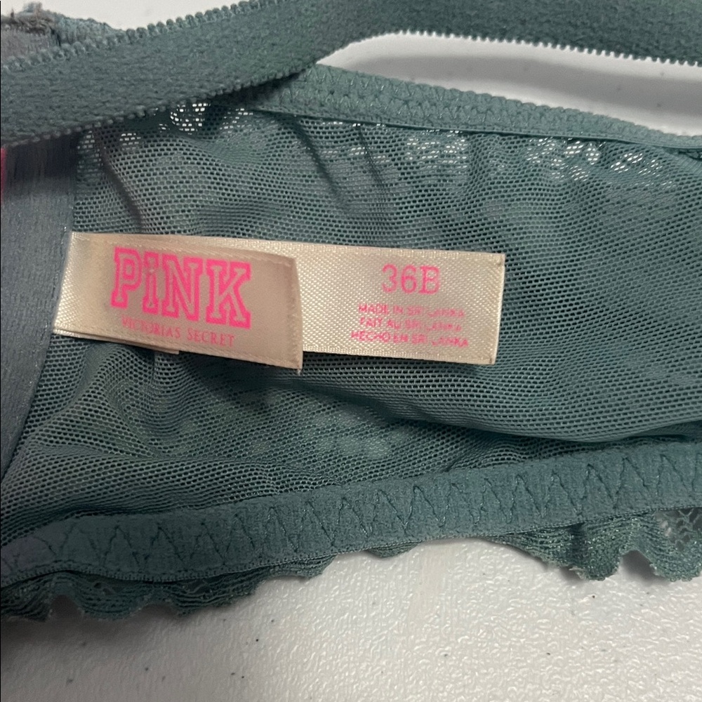 Victoria's Secret Teal Mesh Bra